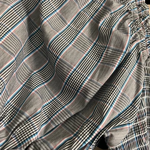 Hill House Athena Puff Sleeve Dress, Tai Check Medium - Picture 4 of 5